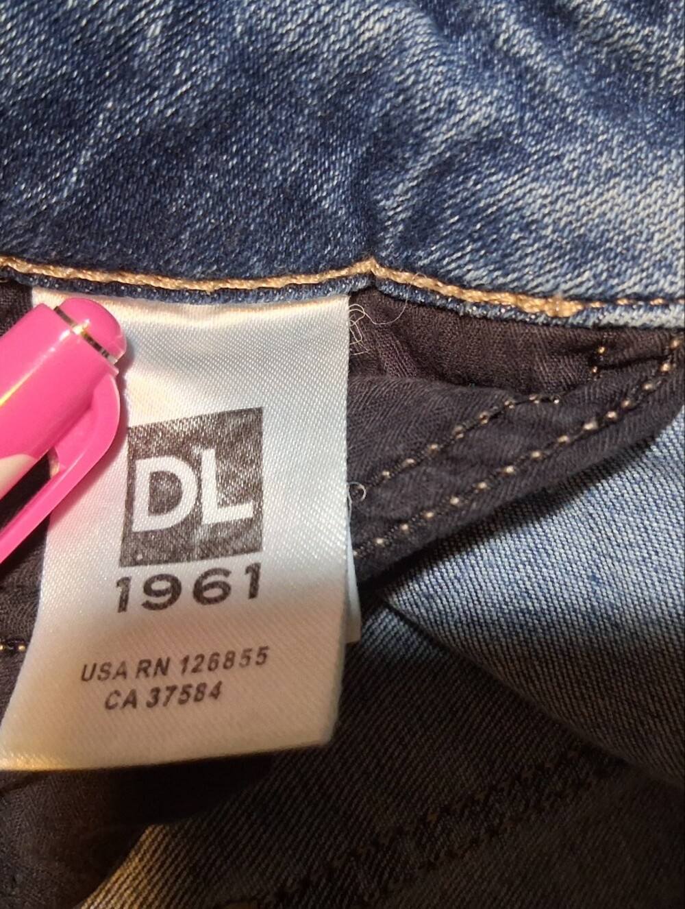 DL1961 Florence Instasculpt Skinny Jeans Medium Wash Mid Rise Women's Size 28 - Picture 13 of 13